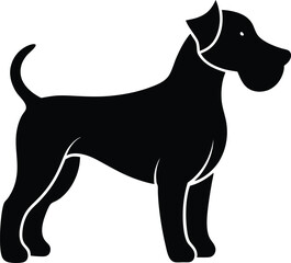 vector illustration of a dog