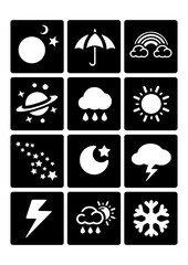 Weather Glitter, Weather Tattoo Stencils, Weather SVG, Weather svg Files for Cricut, Silhouette SVG Stencils, Weather Clipart, Rain Clouds.