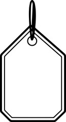vector illustration of a blank sign