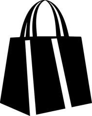 black shopping bag