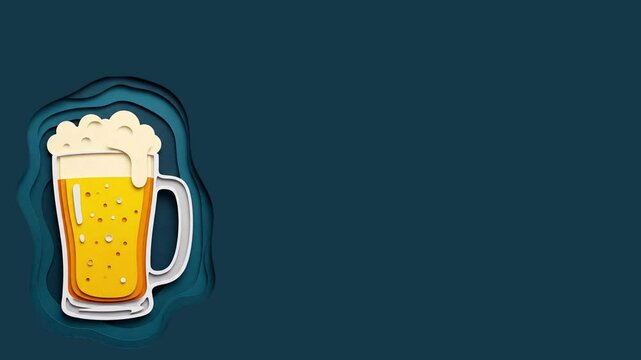 beer  animated illustration