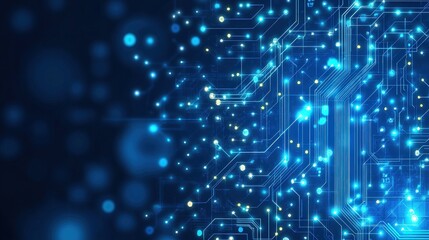 Fototapeta premium Abstract digital circuit board