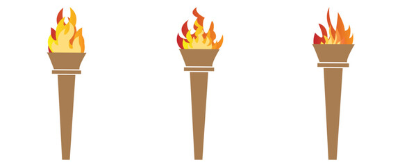 Vintage, Fire, Flame, Icon, Collection, Flat Style, Hand, Bonfire, Symbol, Set, Tattoo, Design, 
Retro, Vector, Illustration, Art, Composition, Color, Simple, Silhouette