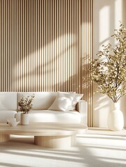 white living room
