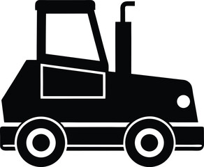 forklift truck silhouette