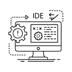 ide integrated development environment icon