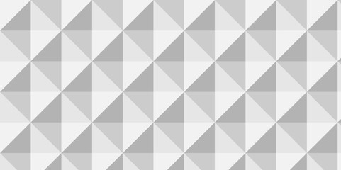 abstract geometric white wall triangle square mosaic and tiles background.