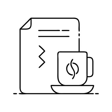 java icon, java line art - simple line art of java, perfect for java logos and icons