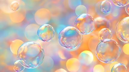 abstract background with bubbles