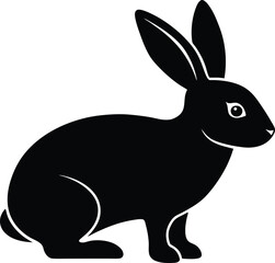 vector illustration of a rabbit