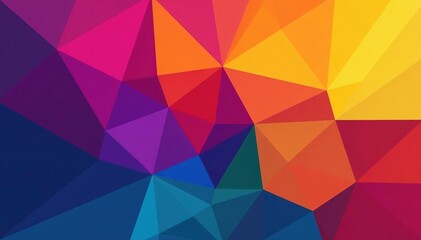 Fototapeta premium Abstract geometric design with repeating shapes in vibrant colors, texture background, abstract, contemporary