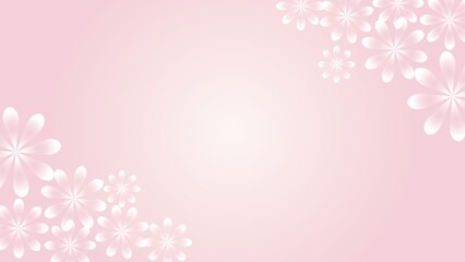 Fototapeta premium お花の飾り背景