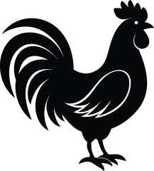 rooster vector illustration