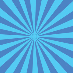Obraz premium Abstract Blue Sun Ray Light Burst Background Design