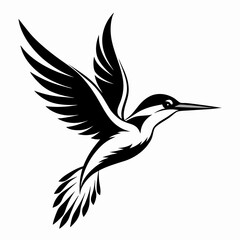 heron silhouette vector