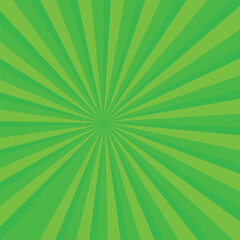 Green banner rays, lines burst brackground