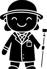 A fun and minimalist doodle icon set featuring different Labour Day may day themed illustrations in a single vector file. This design includes cute cartoon workers, tools, teamwork scenes