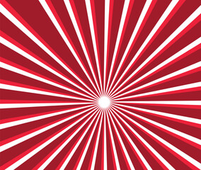 abstract red thin to thick sunrise line pattern suitable for background.