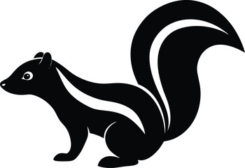 Black and white horse vector illustration of a wild animal head silhouette for tattoo design or symbol art