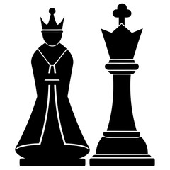 chess king and queen
