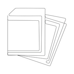 A document with blue lines and green check marks on a File Icon Vector Line Icon Design,