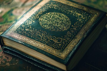 Fototapeta premium Quran. AI generated illustration.