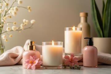 Spa Day Relaxation Still Life