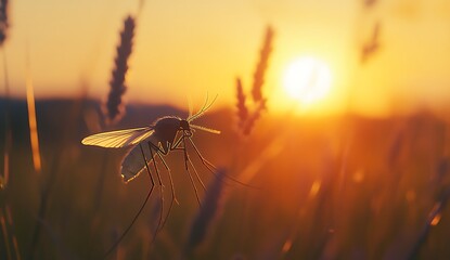 Nature and Insect with Earth Globe Sphere on Mossy Forest Floor - Eco Concept