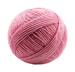 Knitting event pink yarn ball home crafting cozy environment isolated on transparent background