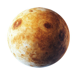 Exploring venus planetary research outer space digital view isolated on transparent background © Karina