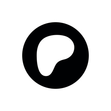 Patreon Logo Circle Outline Icon, App Vector, Editable SVG, PNG, Transparent Background, Premium Social Media Design for Digital Download