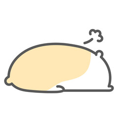 疲れてつっぷしたゴールデンハムスター