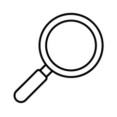 Outline of Magnifying Glass