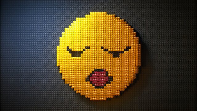 pixel emoji face reaction