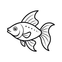Outline of Molly Fish