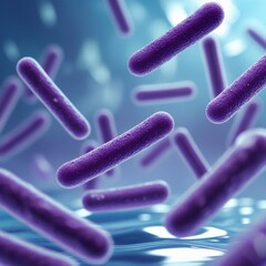 3d rendered illustration of a bacteria