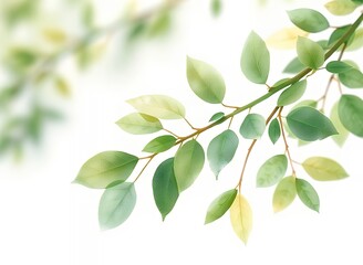 Hand-Drawn Painted Tree Illustration