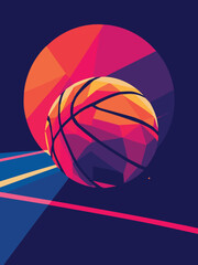 Fototapeta premium basketball sport vector