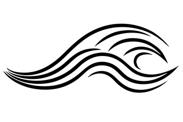 vector illustration of a fish