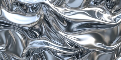 Liquid Metal Abstract Graphic Design