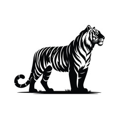 Fototapeta premium Majestic Tiger Graphic Design