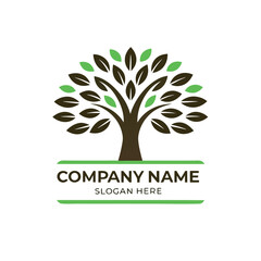 Fototapeta premium Nature-inspired logo design for a company