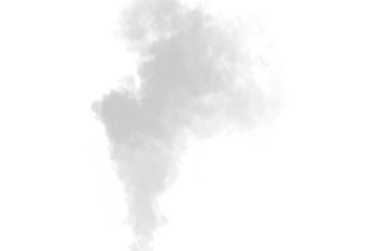 Dark fog or smoke effect isolated on transparent white background. Steam explosion special effect. Effective texture of steam, fog, smoke png. Design elements Abstract smoke texture frame over