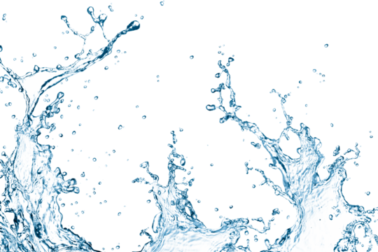 Water splash explosion Clean water spalsh background Water splash Blue water splash Figures and abstract forms of water on a white background. Clean water spalsh on white background Studio shot