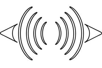 Obraz premium Vector illustration of an angel with abstract design and wings, a symbol of nature and art