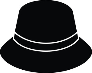 black hat isolated on white