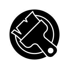 Paintbrush icon design template SVG