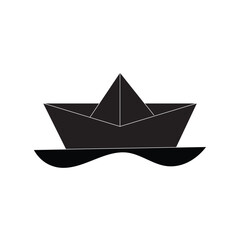 Sailing boat yacht silhouette black vector illustration. simple black boat art icon of sailboat perfect for logos, and vehicle-themed designs. Vector illustration. Eps file 1.