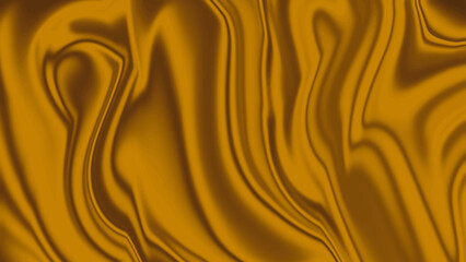 Golden Fabric with Flowing Drapes
