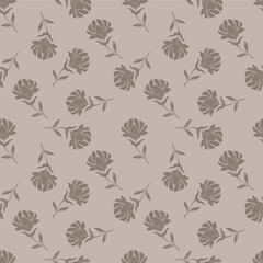 Fototapeta premium seamless pattern with leaves